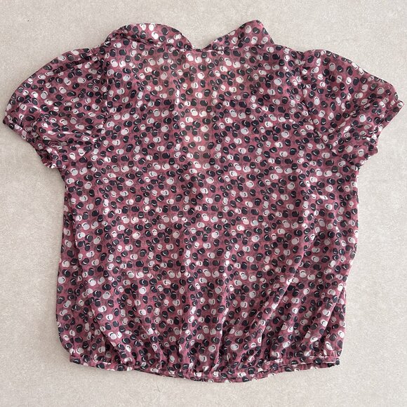 pins & needles Sheer Apple Print Blouse ASO Molly Hooper Sherlock - Picture 4 of 9